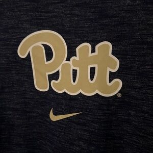 Nike Heathered Navy Pitt Long Sleeve Performance T-Shirt size Small